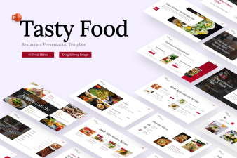 Tasty Food - Restaurant PowerPoint Template